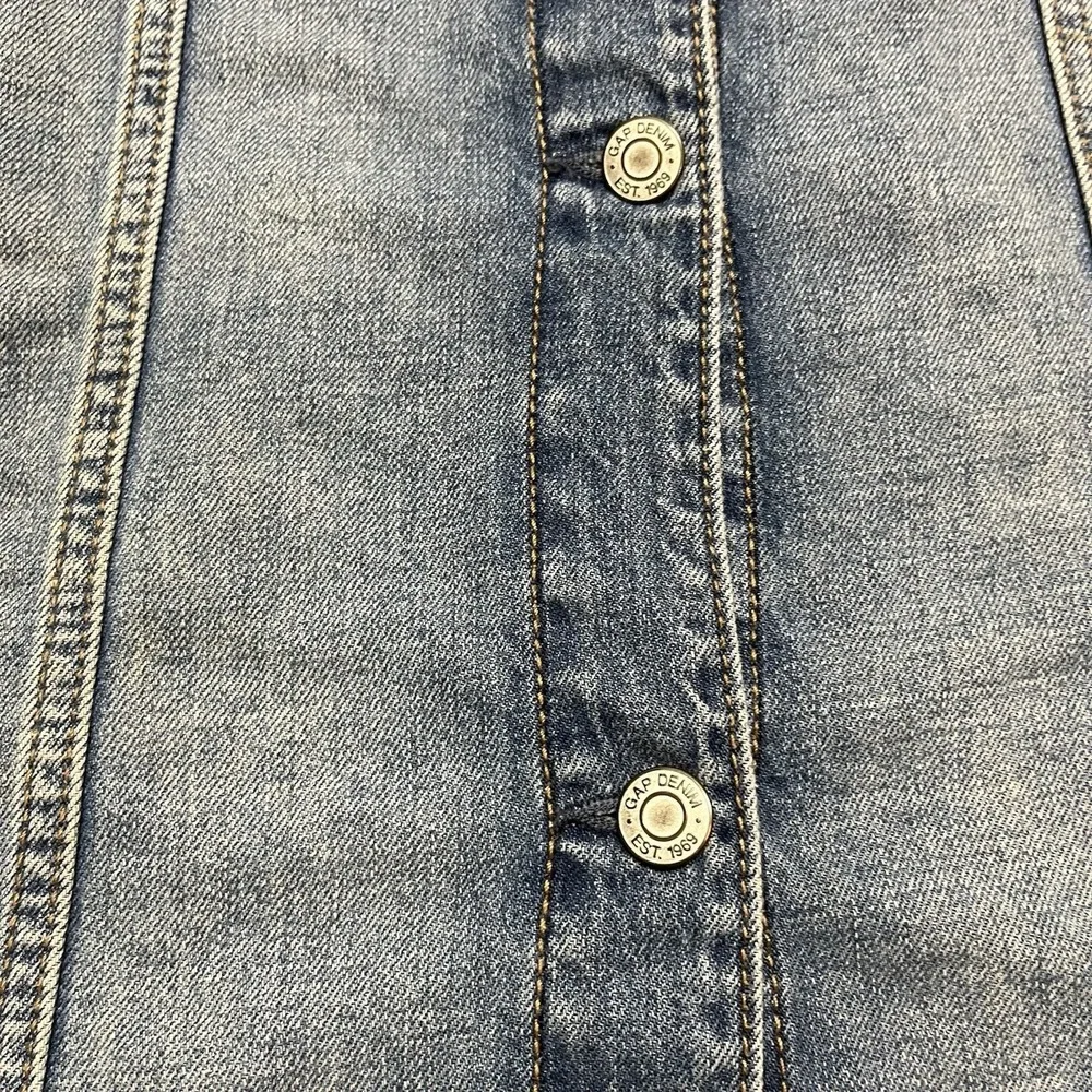 Gap Denim Denim Jumper Overall Dress Girls XXL Country Western Cowgril Casual